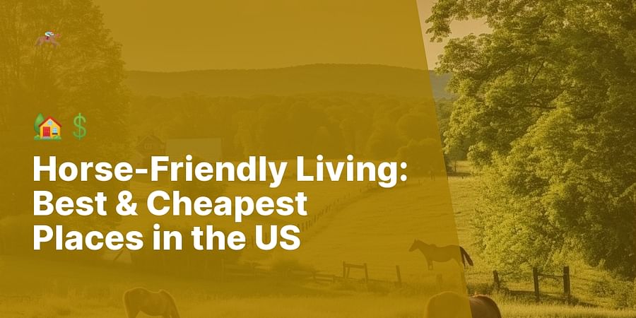 Horse-Friendly Living: Best & Cheapest Places in the US - π‘π²