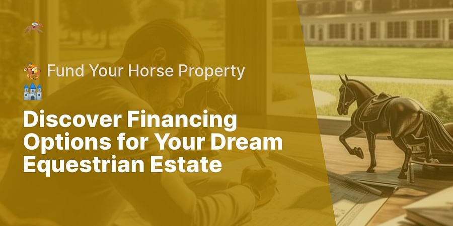 Discover Financing Options for Your Dream Equestrian Estate - 🏇 Fund Your Horse Property 🏰