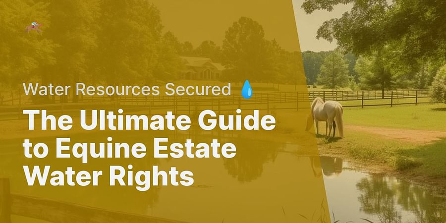 The Ultimate Guide to Equine Estate Water Rights - Water Resources Secured 💧