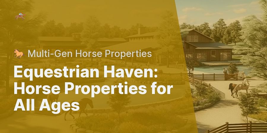 Equestrian Haven: Horse Properties for All Ages - π Multi-Gen Horse Properties