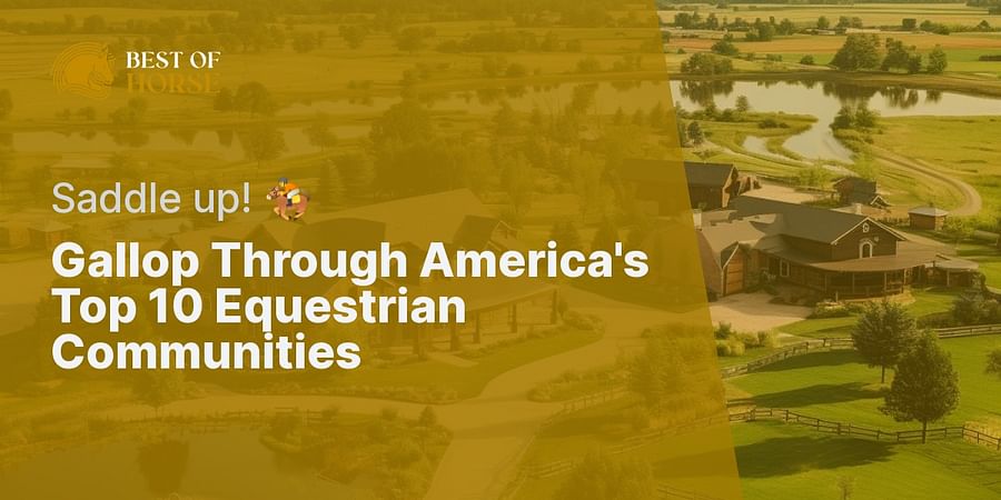 Gallop Through America's Top 10 Equestrian Communities - Saddle up! 🏇