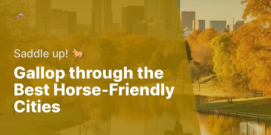 Gallop through the Best Horse-Friendly Cities - Saddle up! π